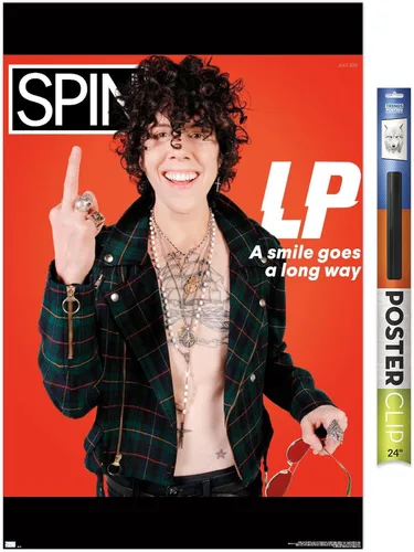 Vista 19 de Trends International SPIN Magazine - Póster de pared LP 21, 14.725 x 22.375 pulgadas, versión enmarcada de madera de granero
