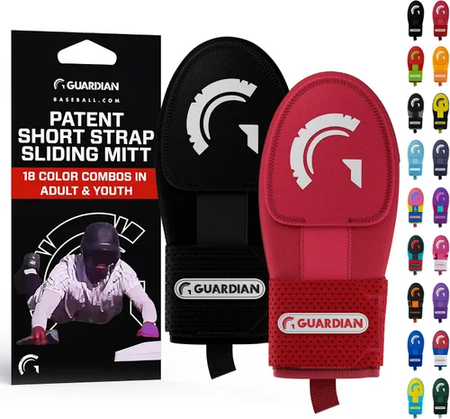 Vista 19 de Guardian Baseball Guantes deslizantes – Tallas para jóvenes y adultos – Guante deslizante para béisbol – Correa de compresión elástica, paquete de 2