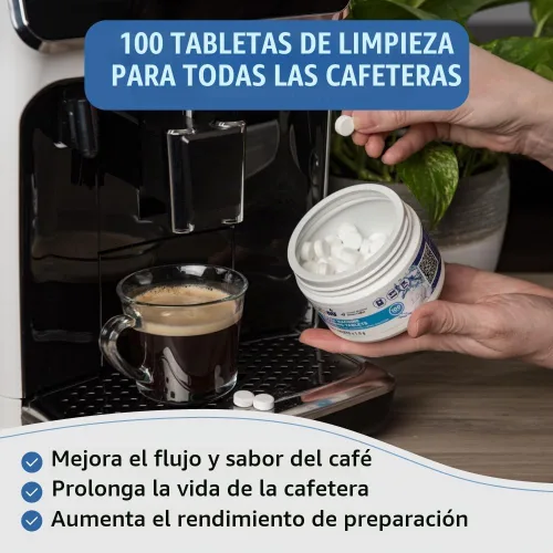 Vista 3 de Caffenu Saeco - 100 tabletas de limpieza universales compatibles