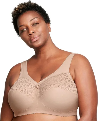 Vista 7 de Glamorise Sujetador MagicLift de algodón con soporte sin varillas #1001 para mujer