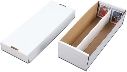 Vista 14 de PIT66 Caja de almacenamiento de 200 tarjetas intercambiables, paquete de 50 cajas de almacenamiento de cartón corrugado para tarjetas