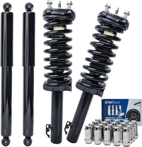 Vista 70 de Detroit Axle - Kit de puntales delanteros de 6 piezas para Ford Escape 2014-2019, 2 puntales y muelles helicoidales, 2 enlaces de barra