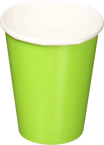 Vista 16 de Vibrantes vasos de papel morados (paquete de 20) – 9 onzas – Perfecto para fiestas, reuniones, picnics y uso doméstico