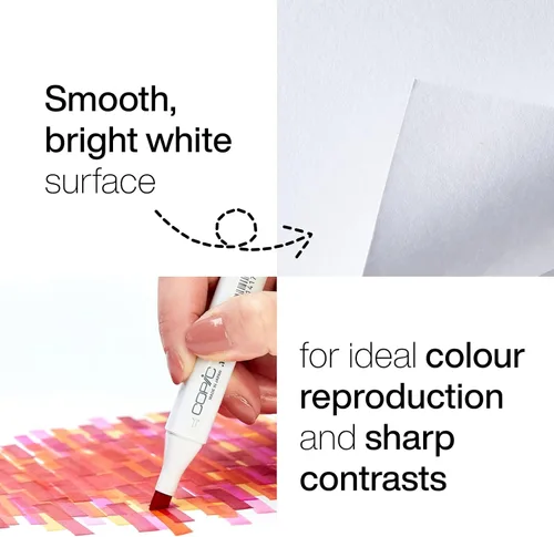 Vista 4 de Copic 26075300 - Papel personalizado A4 (5.29 oz, 20 hojas)