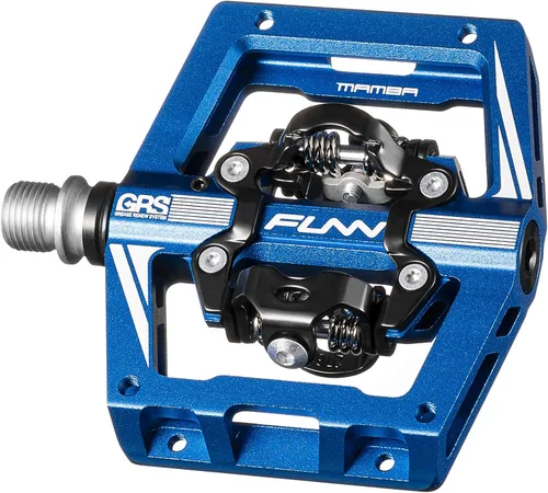 Vista 11 de Funn Mamba S MTB - Pedales sin clip de doble cara, pedales de bicicleta de montaña de plataforma compacta, compatibles con tacos SPD, pedales