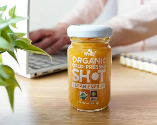 Vista 6 de AllWellO Organic Clean Energy Shot, ginseng, impulso sin cafeína, 2 fl oz, 12