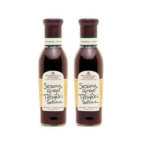 Vista 3 de Stonewall Kitchen Salsa teriyaki de ajo, 11 onzas