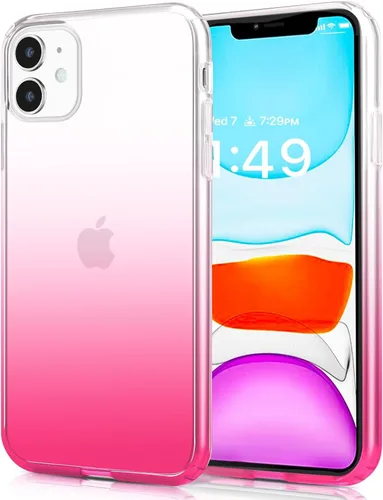 Vista 9 de JJGoo Funda compatible con iPhone 11, color negro transparente, suave, absorción de golpes, antiarañazos, a prueba de golpes, funda protectora