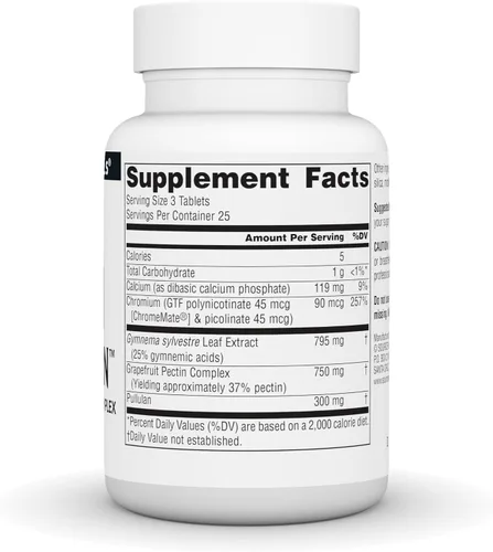 Vista 3 de Source Naturals Sugar Ban, Gymnema Sylvestre Complex, 75 tabletas
