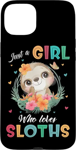 Vista 9 de Just a Girl Who Loves Sloths Case for iPhone 17