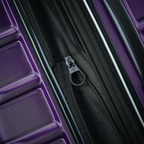 Vista 3 de Equipaje extensible Samsonite Omni 2 Hardside con ruedas giratorias PúrpuraOmbre Force 138454-2982