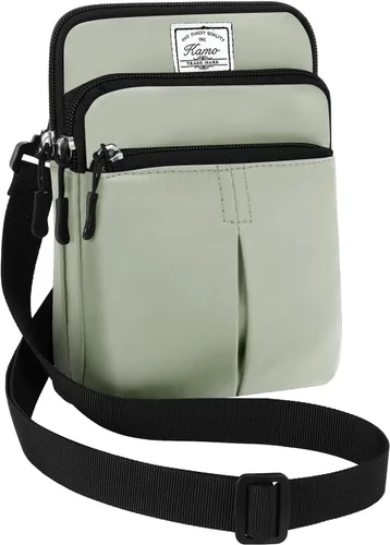 Vista 36 de Kamo Bolso Multifuncional para Teléfono de Un Solo Hombro, Bolso de Cintura para Teléfono, Bolso Diagonal Cruzado, Estuche para Teléfono Inteligente