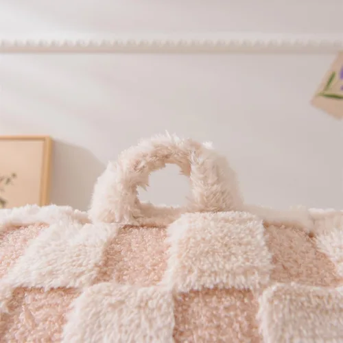 Vista 6 de Aimuan Almohada de Lectura a Cuadros Reposaespaldas de Cuña para Cama Almohada a Cuadros con Brazos Soporte para la Espalda para Sentarse en la Cama