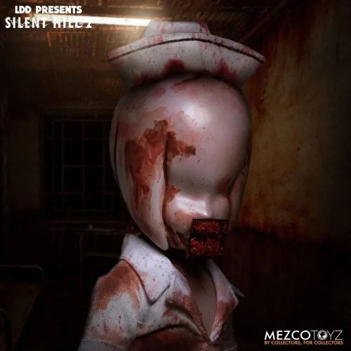 Vista 6 de Mezco Toyz Silent Hill 2: Bubble Head Nurse - Muñeca de 10 pulgadas