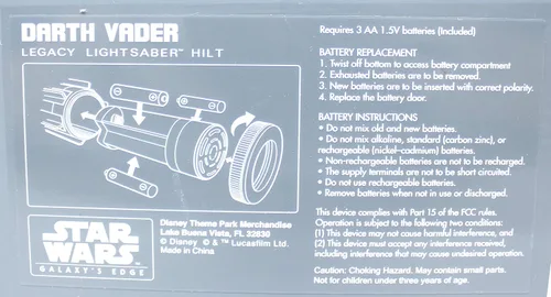Vista 8 de Galaxy's Edge - Sable de luz del legado de Guerra de las Galaxias