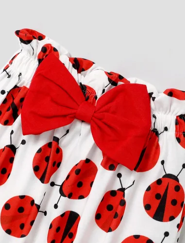 Vista 5 de Conjunto de 95 % algodón para bebé, conjunto de 3 piezas con volantes acanalados y pantalones de camuflaje con diadema