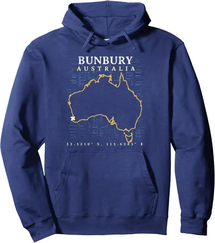 Vista 5 de Sudadera con capucha Australia Bunbury, Negro