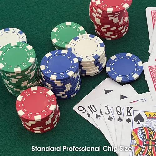 Vista 3 de CHH Juego de fichas estilo dados Poker Casino (100 piezas), 0.41 oz
