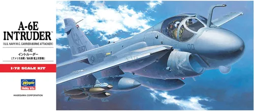 Vista 2 de Hasegawa 1/72 US Navy A-6E Introder Modelo de plástico C8