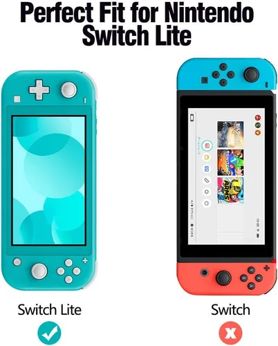 Vista 2 de MoKo - Funda compatible con Nintendo Switch Lite funda protectora de TPU a prueba de golpes duradera y esmerilada para consola Nintendo Switch Lite