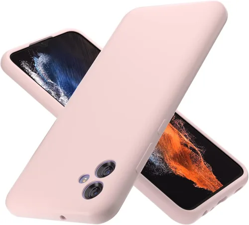 Vista 10 de Funda para Galaxy A04E de 6.5 pulgadas, silicona líquida suave protectora y forro de microfibra antiarañazos, a prueba de golpes, compatible