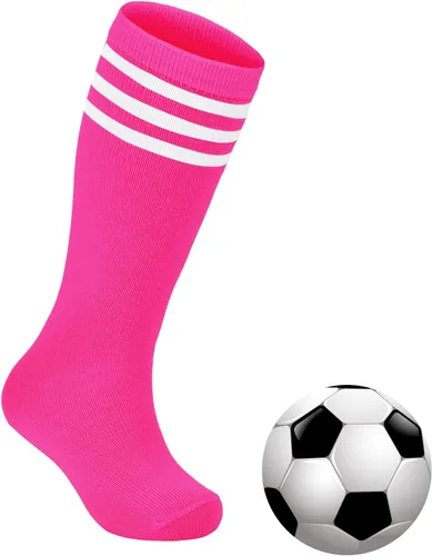 Vista 72 de Zando Calcetines de fútbol para niños, hasta la rodilla, para jóvenes, béisbol, fútbol, sóftbol, niños y niñas, de algodón suave sobre