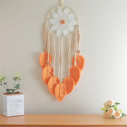 Vista 7 de Atrapasueños para colgar macramé, tapiz bohemio para pared, tapiz hecho a mano, decoración de pared para el hogar, frontón de pared de 10 x 30