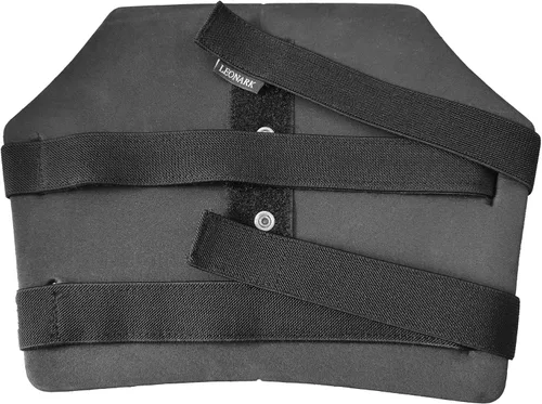 Vista 6 de LEONARK Black Armoury Hema Esgrima EVA Antebrazo Superposiciones Light Ajustable Unisex Armor Protector de Brazo