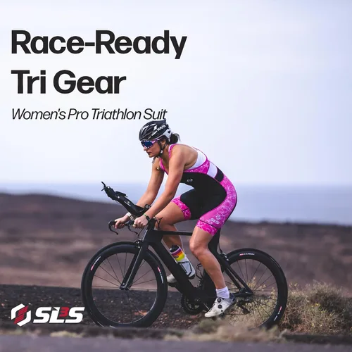 Vista 4 de SLS3 Trajes de Triatlón para Mujer - Traje de Triatlón de Una Pieza para Mujer - Traje de Triatlón Profesional para Mujer - Traje de Triatlón