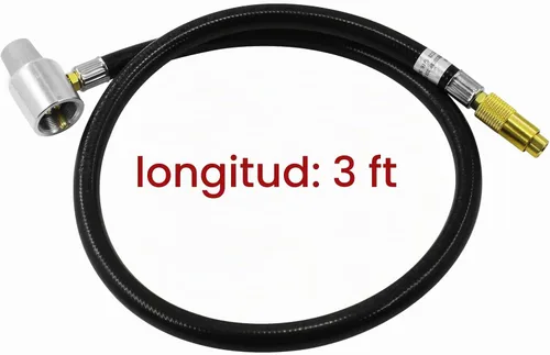 Vista 8 de Regulador de presión de estufa de gas 5430 con manguera de extensión, 3 pies Compatible con los modelos: 5413 5413A 5423 5430A 5430B 5430C 5433