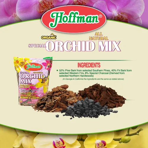 Vista 4 de Hoffman 10808 Organic Special Orchid Mix, 8 cuartos de galón