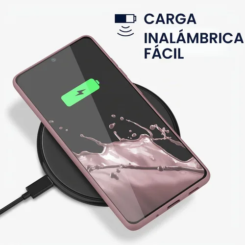 Vista 5 de kwmobile Funda compatible con Samsung Galaxy S20 FE - Funda protectora de silicona TPU suave y delgada - Rosa vintage Rosado(Vintage Pink)