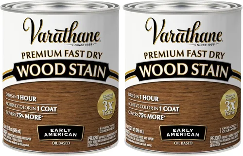 Vista 55 de Varathane 262023 - Tinte de madera prémium de secado rápido, Spring Oak, media pinta