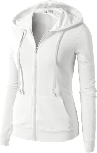 Vista 3 de H2H - Sudadera con capucha para mujer con ajuste regular y manga larga, cómoda, ligera