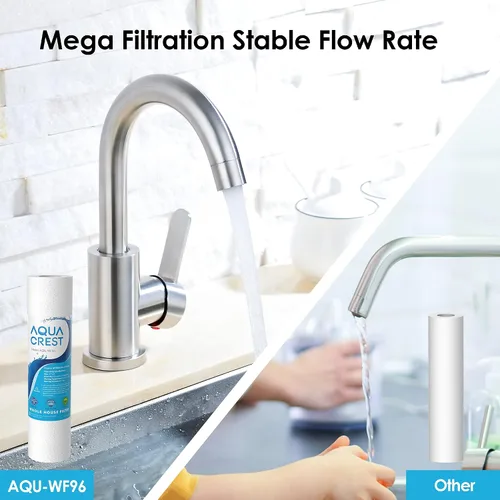 Vista 6 de AQUA CREST AP110 Filtro de agua para toda la casa, filtro de sedimentos, 5 micras, repuesto para 3M® Aqua-Pure AP110, Culligan® P5, APEC, GE FXUSC
