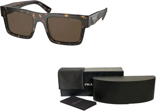 Vista 3 de Prada PR19WS Rectangle Sunglasses for Men BUNDLE With Designer iWear Complimentary Eyewear Kit