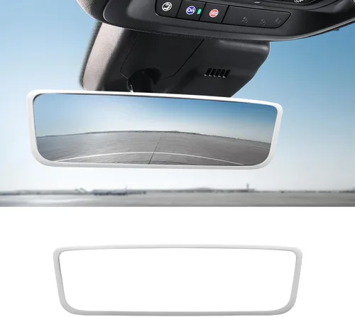 Vista 10 de Ohleats Marco Protector para Espejo Retrovisor de Coche, Funda de Protección de Borde de Espejo Retrovisor de Silicona Compatible con Modelo 3