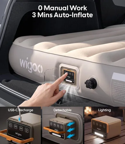 Vista 3 de Wigoo Colchón de aire Flatfit 2026 para Tesla Modelo Y 2020-2026,