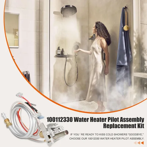 Vista 6 de Actualización 100112330 Conjunto de Piloto de Calentador de Agua, Reemplaza 9007876 Termopila, Compatible con Piezas de Calentador de Agua Whirlpool