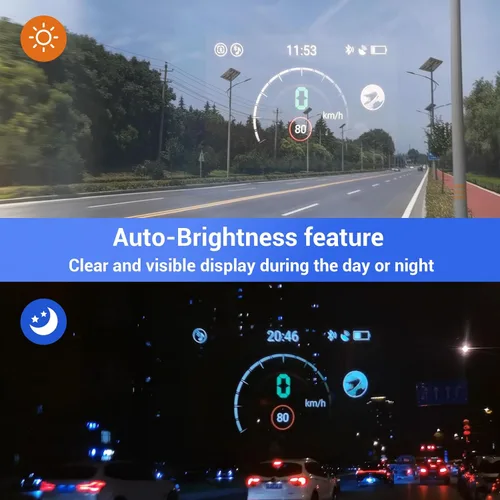 Vista 7 de Casco de Motocicleta E6+ HUD, Pantalla de Visualización Frontal, Bluetooth, GPS, CarPlay, Android Auto, Intercomunicador de Malla, Cámara de Visión