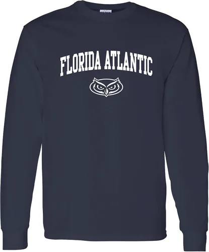 Vista 97 de NCAA oficial de College – University Team Color Arco Logo Manga Larga