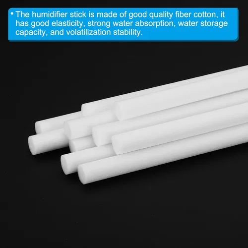 Vista 4 de PATIKIL Varillas de filtro de algodón humidificador, 20 piezas de repuesto de mechas de filtro para mini humidificadores USB, difusor portátil