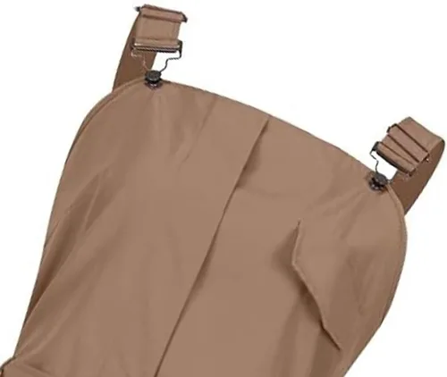 Vista 4 de Overol de carga sin mangas para mujer, con correas ajustables, bolsillos, con cinturón, pantalones elásticos casuales a la moda