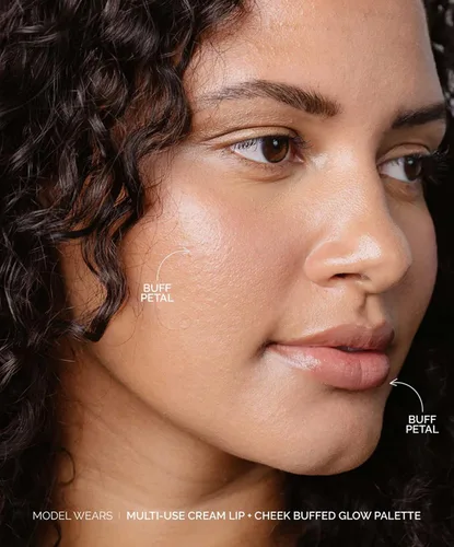 Vista 6 de Fitglow Beauty - Paleta de crema de ceramida multiusos para labios y mejillas Pigmento en crema para el cuidado de la piel Color hidratante