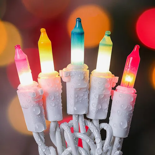 Vista 18 de Luces de Navidad, 35 unidades, 9.8 pies, luces de Navidad transparentes, incandescentes, mini luces para árbol de Navidad, para interiores y blanco