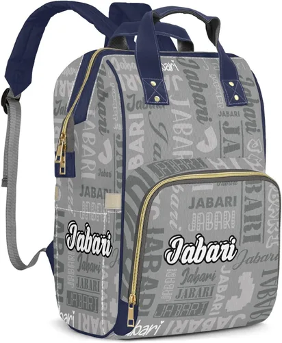 Vista 11 de Bolsos de bebé de encargo del muchacho del nombre, mochila Negro 01