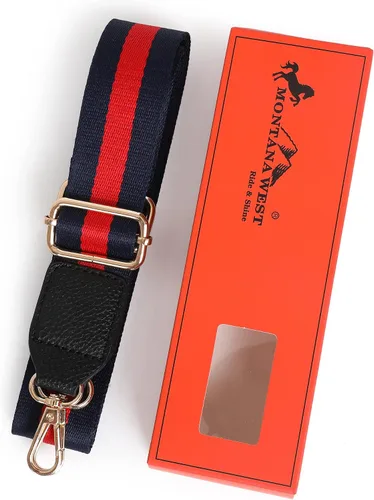 Vista 2 de Montana West Purse Straps Crossbody Handbag Replacement Strap Adjustable Wide Straps Multicolor
