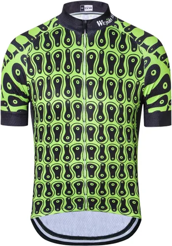 Vista 21 de Weimostar Hombre Ciclismo Jersey Manga Corta Bicicleta Ropa Multicolor Diamante