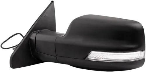 Vista 9 de Para Dodge Ram 2018-2021 - Espejo de puerta con cubierta cromada, plegable eléctrico con luz de señal de giro de memoria, luz de charco, vidrio
