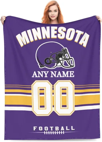 Vista 9 de Manta personalizada de Arizona, manta personalizada con cualquier nombre y número, mantas ligeras y cálidas personalizadas, regalos para hombres